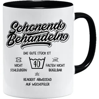 Acen Merchandise Tasse 0,33 l Schwarz 2 St.