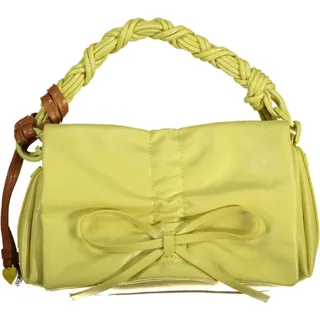 Stylische Gelbe Mini-Flap-Tasche mit Abnehmbaren Trägern für Damen - Gelb