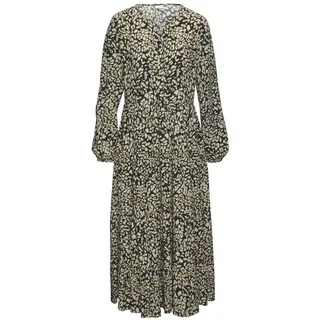 LASCANA Maxikleid Blau Leoprint 38
