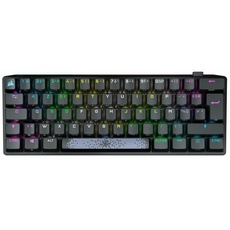 Corsair K70 Pro Mini Wireless RGB 60% mechanische Gaming-Tastatur – Cherry MX Red – PBT Dual-Shot-Tastenkappen – iCUE-kompatibel – PC, Mac, PS5, PS4, Xbox – QWERTY UK – Schwarz