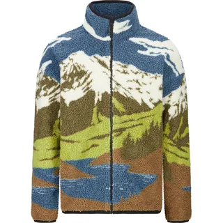 Picture Hafdals Zip Fleece cloudy landsc sherpa m (A) XL