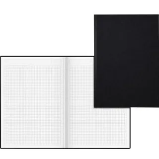KÖNIG & EBHARDT Notizbuch A4 kariert Schwarz