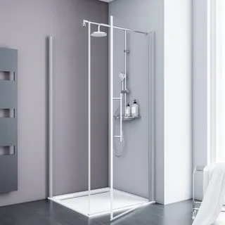 Schulte Alexa Style 2.0 Drehtür inklusive Seitenwand 90 x 90 x 192 cm