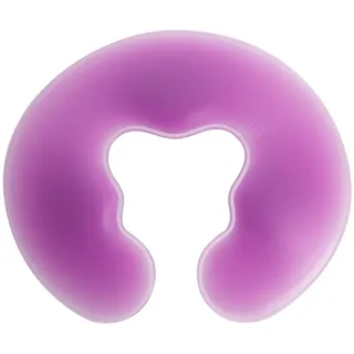 FOMIYES Silikon Gesichtskissen Massagekissen Kopfkissen Nasenhörnchen Entspannen Kissen für Spa Massage Schönheitsinstitut Cosmetologie Salon Lila
