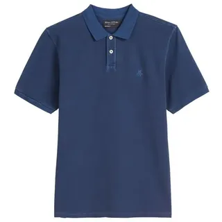 Marc O'Polo Poloshirt MOP casual men POLOshirt, aus Pique, blau