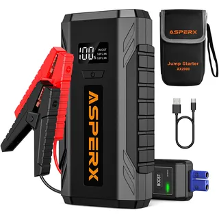 Asperx Starthilfekabel Powerbank 2000A