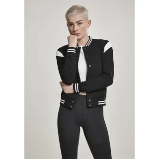 URBAN CLASSICS Inset College Sweat Jacket Schwarz M