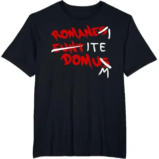 Die Judäische Volksfront Romanes Eunt Domus Römer gehen nach Hause T-Shirt, Herren Große Größen, Schwarz, 3X Tall