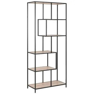 Actona Bücherregal 77 x 185 x 35 cm Schwarz