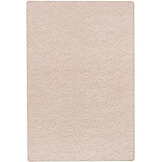 Snapstyle Konturenschnitt Hochflor Langflor Teppich Frieda , Beige , Textil , 160x160 cm , Teppiche und Böden, Teppiche, Hochflorteppiche & Shaggys