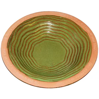 Wildlife Vogeltränke Echoes Vogelbad - frostsichere Keramik mit 3 satinierten Fussen