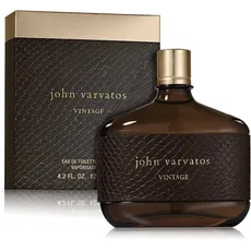 John Varvatos Vintage – Eau de Toilette homme/men, 125 ml, sinnlich-intensiver Duft für Herren, maskuline Mischung aus orientalischen Gewürzen & Leder, Herrenduft im eleganten Design Flakon