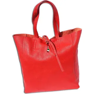 Drachenleder Florence Shopper Leder Red