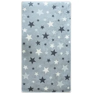 MANI TEXTILE Enfant Teppich, Polyester, grau, 120 x 160
