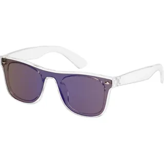 Sonnenbrille "Verano" - Trendige verspiegelte Linse mit UV-400 Schutz, perfekt für Herren und Damen im Sommer - Transparent - Transparent