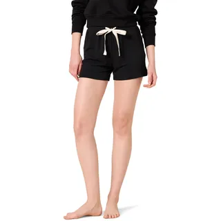 Amazon Essentials Damen Leichte Lounge-Frottee-Schlafanzughose, Schwarz, XXL