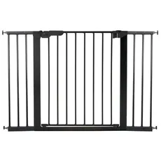 BabyDan Premier Safety Gate with 6 Extensions Black 112-119.3 cm