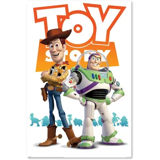 Pyramid International Toy Story Poster Woody & Buzz 61 x 91,5 cm | Pixar Freundschaft Wandbild | Kino Plakat | Kinderzimmer Deko Film Poster für Fans