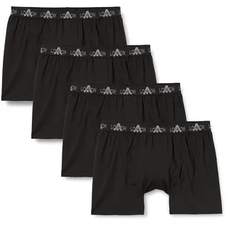 FM London (4er-Pack) Sport Boxershorts Herren | Mesh-Baumwolle Herrenunterwäsche für Leistung | Sport Herren Boxershorts Multipack | Herren Sportunterwäsche |