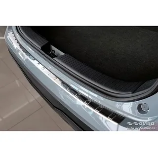 Avisa Edelstahl Heckstoßstangenschutz kompatibel mit Nissan Qashqai III 2021- 'Ribs'