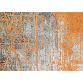 Rustic 170 x 240 cm grau/orange
