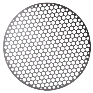 Runder Edelstahl-Grillrost, rundes Grillnetz, Drahtgeflecht, Gestell für Outdoor-Camping, Kochgeschirr, runder Grillrost (24 cm)