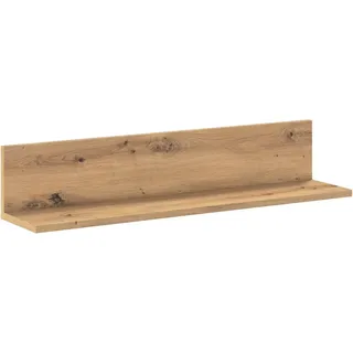 Stylife Wandregal , Eiche Artisan , Holzwerkstoff , 80x16x17 cm , Blauer Engel, Goldenes M, Made in Germany , Wohnzimmer, Regale, Wandregale