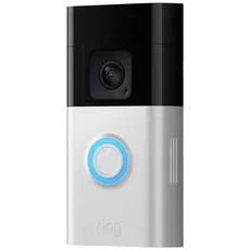 Bild von B09WZBVWL9 IP-Video-Türsprechanlage Video Doorbell Plus Nickel (matt), Schwarz