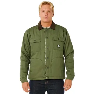 Rip Curl Premium Surf Sherpa Jacke - Dark Olive - L