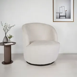OTTO home Drehsessel FRAZEE beige 66 x 70 x 76 cm drehbar
