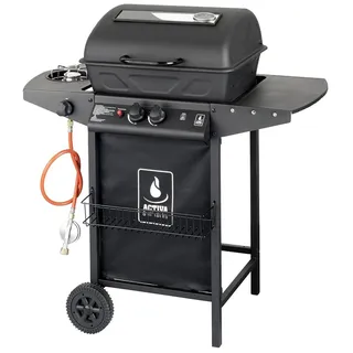 Lavastein Gasgrill 5,5 KW + Seitenbrenner 2,5 KW