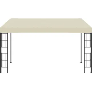 vidaXL Wand-Pavillon 3x4 m Creme Stoff - Creme
