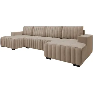 Mirjan24 Wohnlandschaft U 6-Sitzer Braun