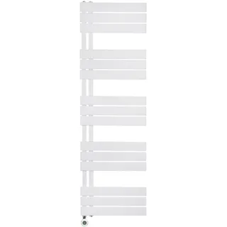 Elektrischer Handtuchheizkörper Paneel Anschluss links weiß 1600x500 (HxB) 755W - Weiß