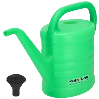 KOTARBAU® Gießkanne 2,5 L Oval Langlebige Gartengießkanne aus Kunststoff zum Gießen von Blumen mit Gießbrause Bewässerungssystem Giesskanne Blumengießkanne für Innen und Außen