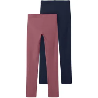 NAME IT NKFVIVIAN 2P Legging L NOOS", 13205781, Deco Rose/Packed with Dark SAP, 134/140,