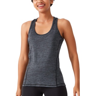 LOS OJOS Tank Top Damen - Sport Top Damen - Racerback Athletic Tops für Yoga, Laufen und Training