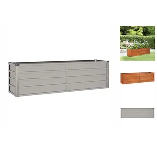 vidaXL Hochbeet Rostig 160x40x45 cm Cortenstahl - Braun