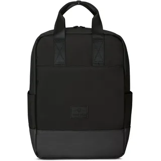 Johnny Urban Rucksack Damen Herren Schwarz - Jona Medium - Sportlicher Laptop Tagesrucksack für Uni City Schule Sport- Cityrucksack Tasche mit Laptopfach - Wasserabweisend