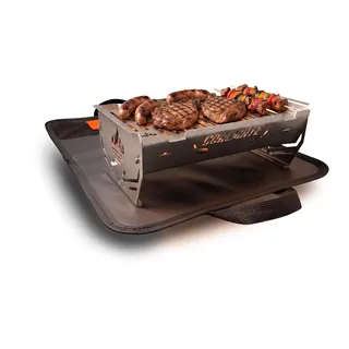 COALMATE Grill – Kompakter Edelstahl-Reisegrill für Vanlife, Bulli, Camping & Outdoor | Klappbar, 4 kg, Made in Germany | Inkl. hochwertiger Transporttasche | Aufbau in unter 1 Min