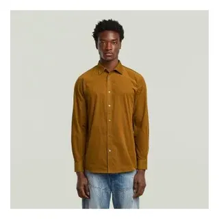 G-Star für Herren. D25196-D751-1329 Clean Regular Hemd braun (XXL), Lässig, Baumwolle, Langarm