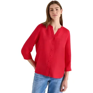 Cecil 3/4-Arm Bluse aus Leinenmix Fresh red L