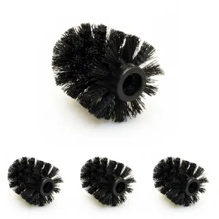 blomus -Bathroom- Ersatzbürste aus Kunststoff für Toilettenbürste, unkompliziert wechselbar, passend für blomus NEXIO-/MENOTO-/Duo-/Primo-/ARA/UNO-Serie (H/B/T: 9 x 7 x 7 cm, Schwarz, 88133)