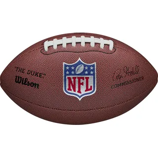 Wilson Football NFL Duke Replica, Mischleder, Offizielle Größe, Braun, WTF1825XBBRS