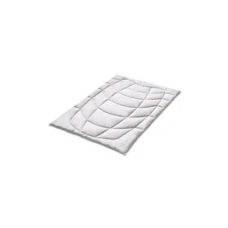 Kauffmann Kamelhaar Steppdecke 200x200 cm leicht - weiß