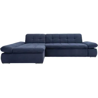 Mid.you Ecksofa , Dunkelblau , Metall , Uni , L-Form , 300x172 cm , Made in EU, FSC Mix , Schlafen auf Sitzhöhe , Wohnzimmer, Sofas & Couches, Wohnlandschaften, Ecksofas