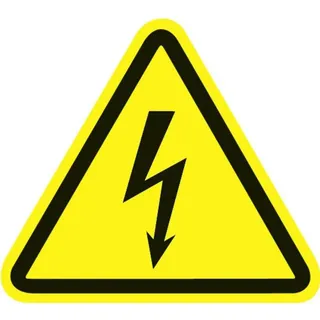 HellermannTyton Warnschild Warnung vor elektrischer Spannung