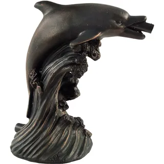 UBBINK Wasserspiel "Delfin I", braun (bronzefarben), Wasserspiele, Wasserspiel
