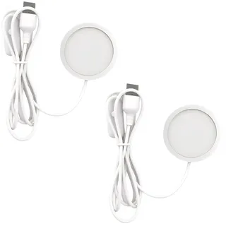 2 Stück LED-Lampenbeleuchtungsset für 3D-Druckermodelle mit USB-Adapter, Kompatibel mit Bambu Lab LED-Beleuchtungsset,Nachtlicht Modelle Ersatz,Verschiedenen Lampenschirmmodellen Led-Leuchten