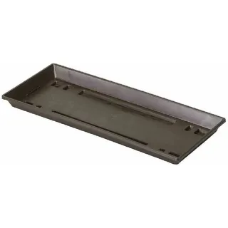 Standard Untersetzer für Blumenkasten braun 100x15,5cm eckig Pflanzkasten